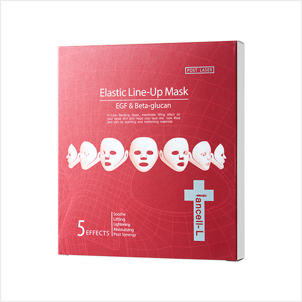 [이안셀] 엘라스틱 라인업 마스크 - 5매 (3D 리프팅 마스크)